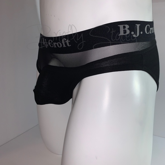 B.J. Croft GoGo Brief - Black - Picture 5 of 6